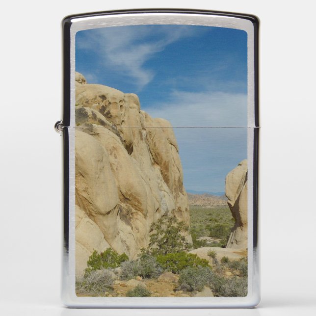 Jumbo Rocks at Joshua Tree National Park Zippo Lighter (Front)