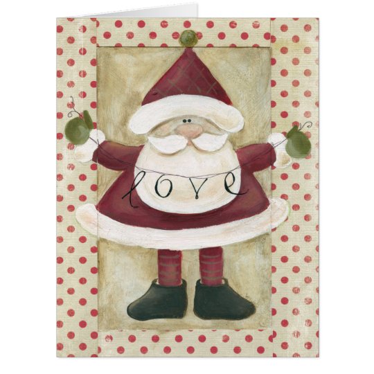 Jumbo Santa Banners Christmas Card | Zazzle.com