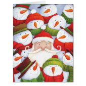 Jumbo Santa Selfies Christmas Card (Front)