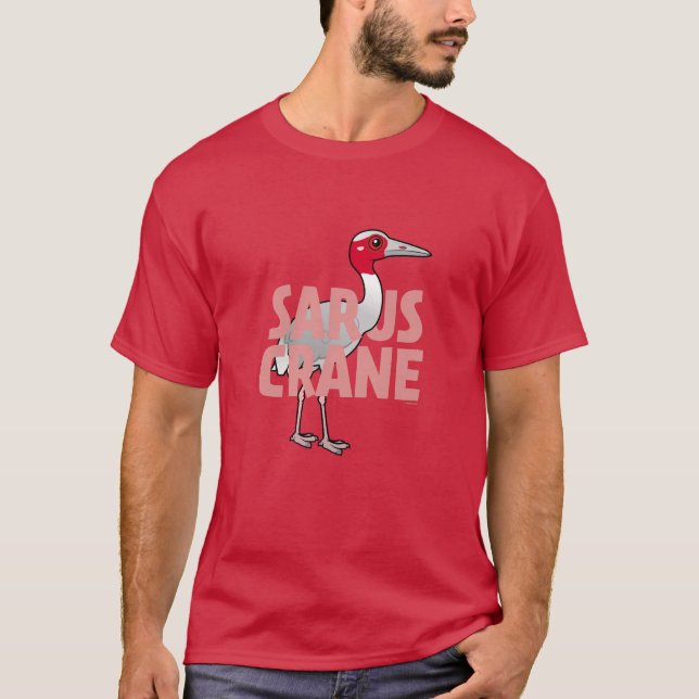 Jumbo Sarus Crane T-Shirt (Front)