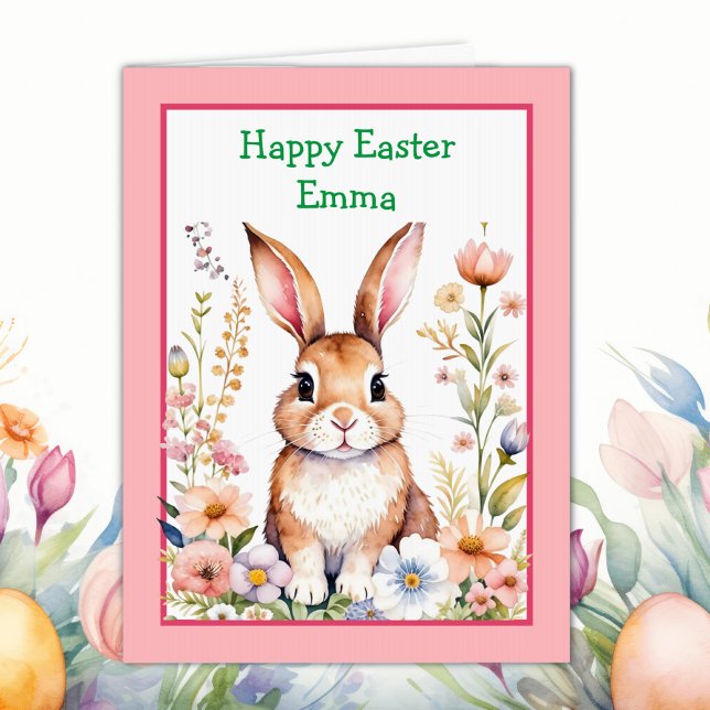 Jumbo Sized Kid's Activity Easter Bunny Card (Creator Uploaded)