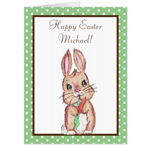 Jumbo Sized Kids Activity Easter Bunny Card