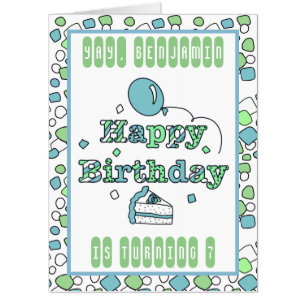Jumbo Sized Personalized Happy Birthday Card