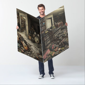 Jumbo-Sized Vintage Music Vibes Liminal Birthday Card