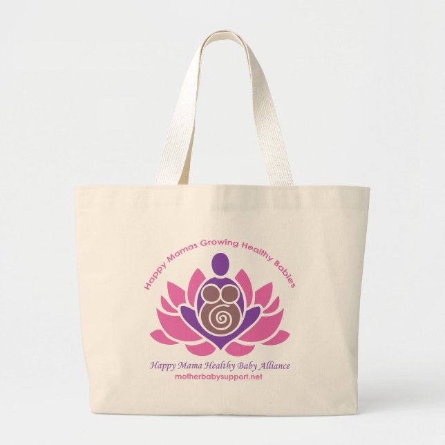 Jumbo Tote Bag with HMHBA logo (Front)