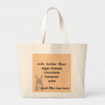 Jumbo Tote With Shopping Reminder at Zazzle