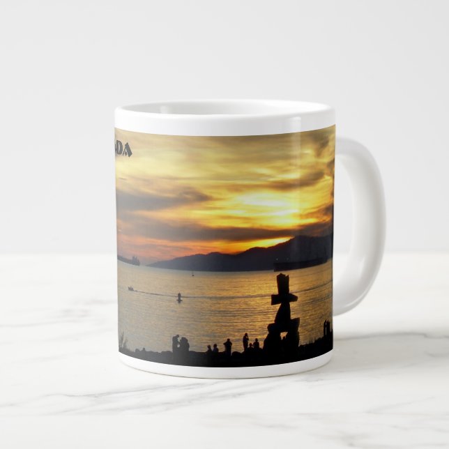 Jumbo Vancouver Coffee Cup Mug Personalized Cup (Front Right)