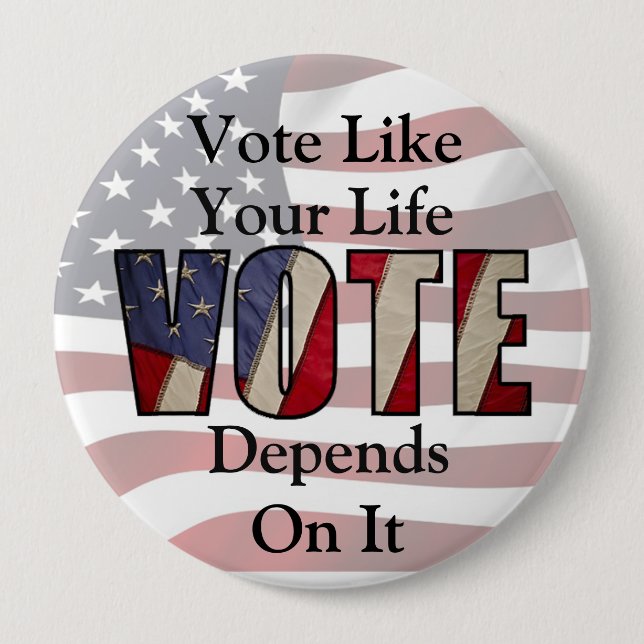 Jumbo Vote Buttons (Front)