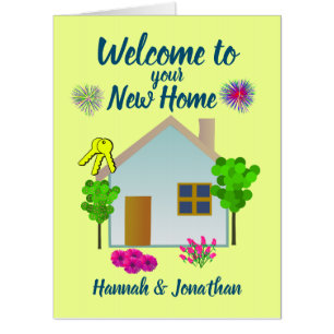 Jumbo Welcome To Your New Home  Card