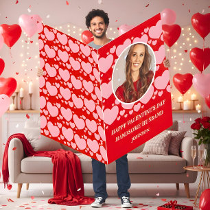 Jumbo Wife to Husband Valentine Photo Card
