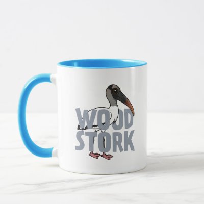 Jumbo Wood Stork Mug