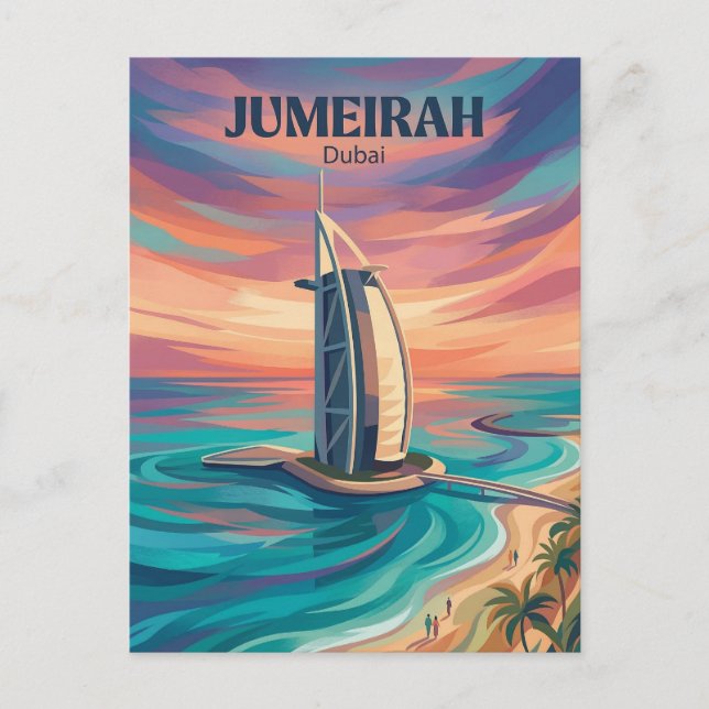 Jumeirah Beach United Arab Emirates Postcard (Front)