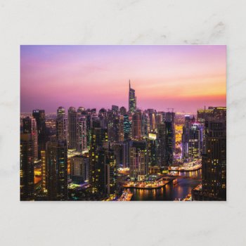 Jumeirah Lake Towers  Dubai  United Arab Emirates Postcard by EnhancedImages at Zazzle