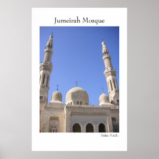 Jumeirah Mosque Poster