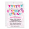Jump and Play Balloons Invitation (Pink & Purple)