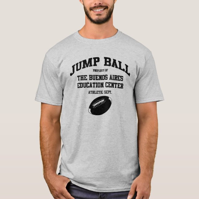 Jump Ball Athletic Tee Gray (Front)