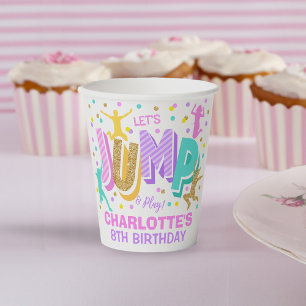 Jump Birthday Paper Cups