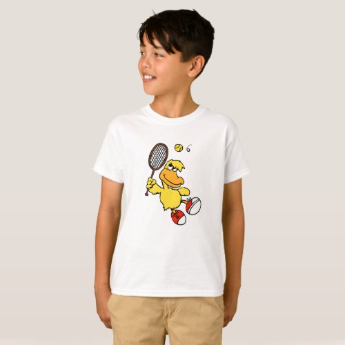 Jump Duck tennis  Choose background color T_Shirt