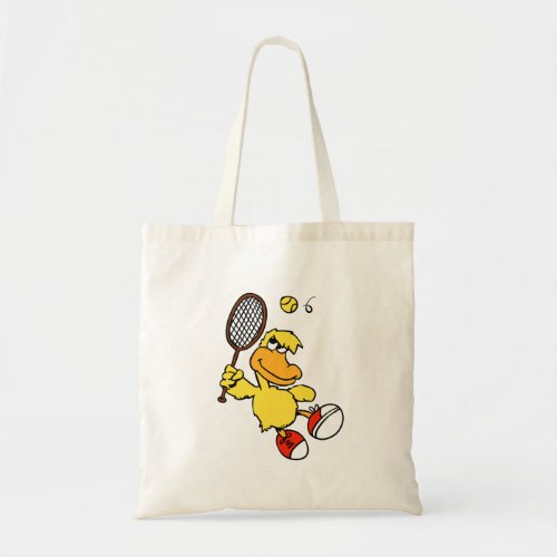 Jump Duck tennis  Choose background color Tote Bag