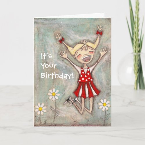 Jump for Joy _ Birthday Card