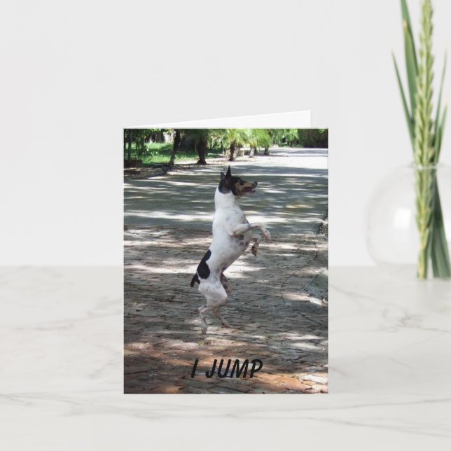 Jump For Joy Card (Front)