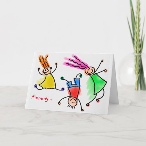 Jump for Joy Mothers Day Card