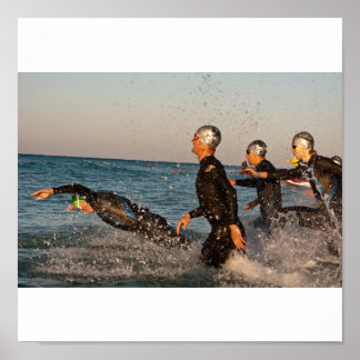 Jump into Ocean Poster