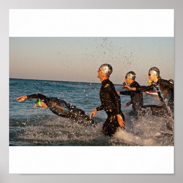 Jump into Ocean Poster (Front)