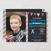 Jump Invitation Trampoline Birthday Party (Front/Back)