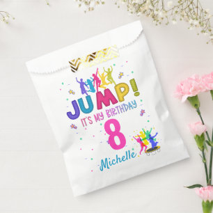 Jump Party It's my birthday Trampoline Bounce Favor Bag