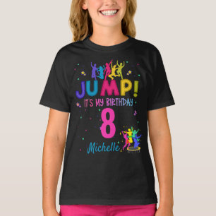 Jump Party It's my birthday Trampoline Bounce T-Shirt