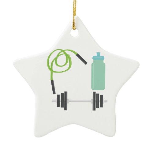 Jump Rope Ceramic Ornament
