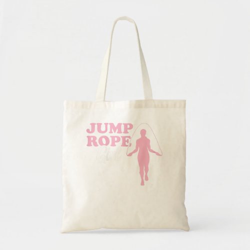 Jump Rope Girl Gym Skipping Rope Rope Jumping Woma Tote Bag