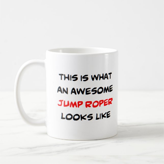 jump roper2, avid coffee mug (Left)