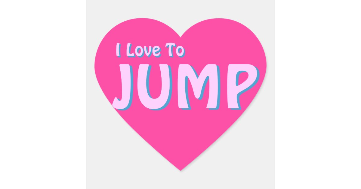 V Jump Sticker Jump Sticker | Zazzle