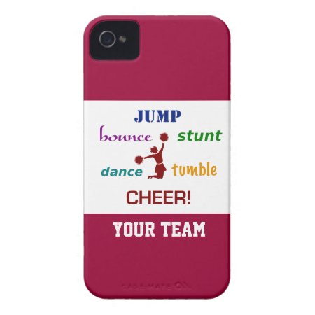Jump Stunt Bounce Cheerleader Iphone 4/4s Case