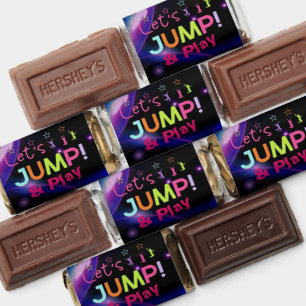 Jump Trampoline Colorful girl birthday party Hershey's Miniatures