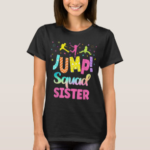 Jump Trampoline Party Mommy Matching Bounce Garden T-Shirt