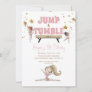 Jump & Tumble Gymnastics Birthday Party Pink Invitation