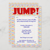 Jump Words Invitation (Front/Back)