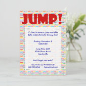 Jump Words Invitation (Standing Front)