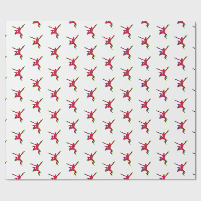 Jump wrapping paper (Flat)