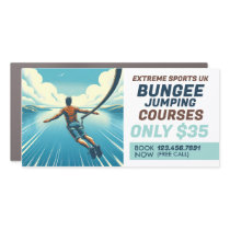 Jumper Design - Bungee Jumping Course Advertising Car Magnet