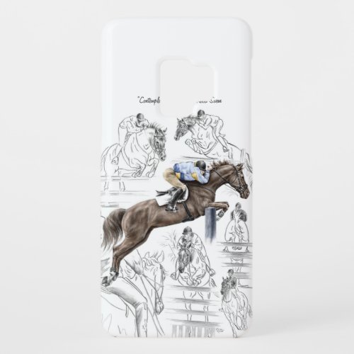 Jumper Horses Fences Montage Case_Mate Samsung Galaxy S9 Case