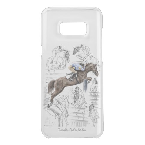 Jumper Horses Fences Montage Uncommon Samsung Galaxy S8 Case