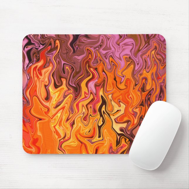 Jumpin' Flames..... Mouse Pad (With Mouse)