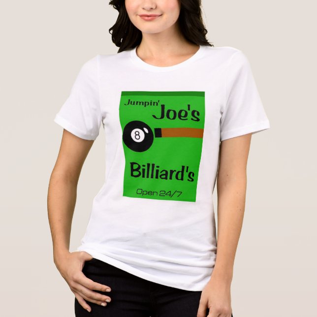 Jumpin' Joe's Billard's Tri-Blend Shirt (Front)