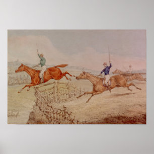 Jumping a Fence Poster