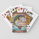 Vintage Fish Scientific Fishing Art Playing Cards