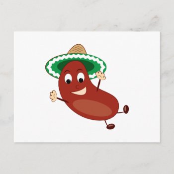 Jumping Bean Postcard by Windmilldesigns at Zazzle